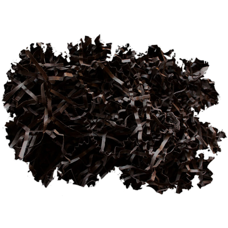 Confezione regalo di carta decorativa marrone con ripieno di 100 g di patatine ecologiche