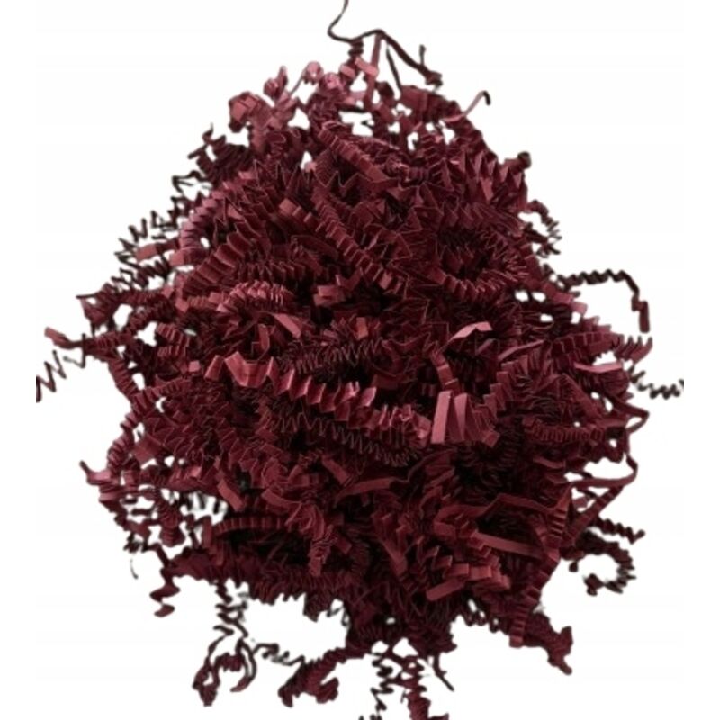 Confezione regalo in carta decorativa bordeaux, imbottitura 100 g Eco