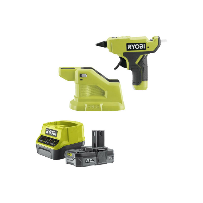 Image of Confezione Ryobi Pistola per colla 18V OnePlus RGLM18-0 - 1 batteria 2,0Ah - 1 caricatore rapido