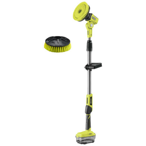 Confezione RYOBI - Spazzola telescopica motorizzata R18TPS-0 - 18V OnePlus - senza batteria e caricabatterie - Testina R