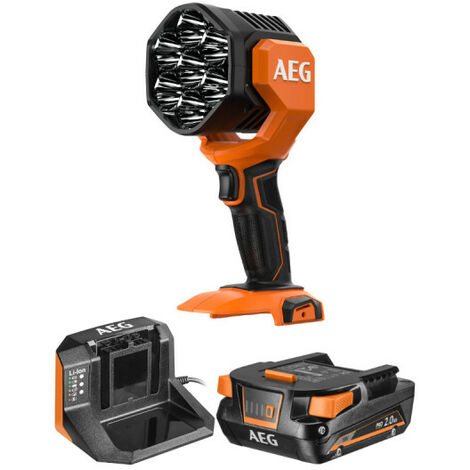 Confezione Torcia AEG - BTL18C2-0 - 18V - 3200 lumen - 1 batteria 2.0Ah - 1 caricatore - SETL1820S