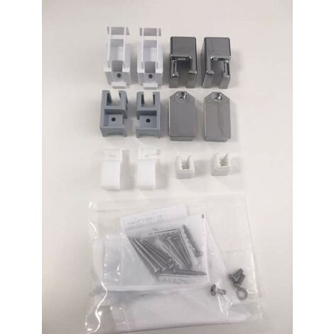 Confezione viteria/plastica BOX R GLAX 1-2-3 Novellini R01BGLCR1-K Cromo