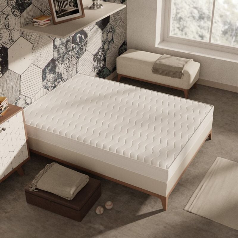 Ensemble 140x200 confort Sommier + Matelas Hauteur 15cm