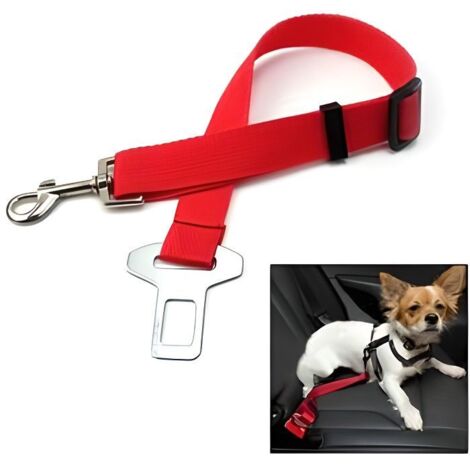 Confortable Nylon Laisse Corde Réglable Voiture Ceinture Sécurité Chien Animaux