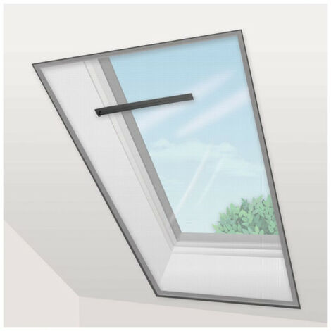 CONFORTEX Moskitonetz für Dachfenster - 150x180 cm - Schwarz - Noir