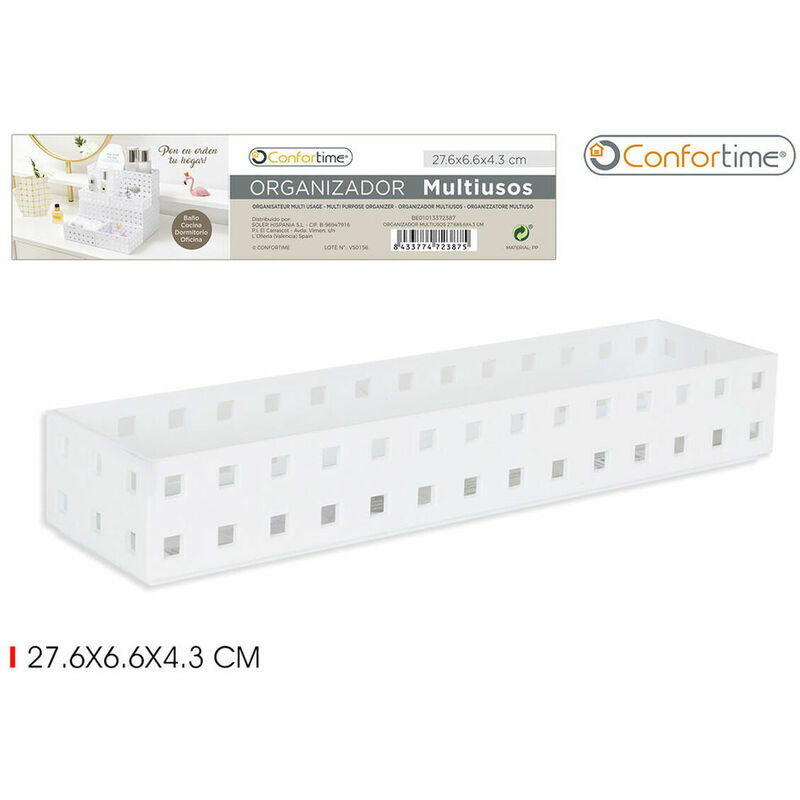 

Confortime Organizador Multiusos Confortime Multiusos 27,5 x 14 x 6,3 cm