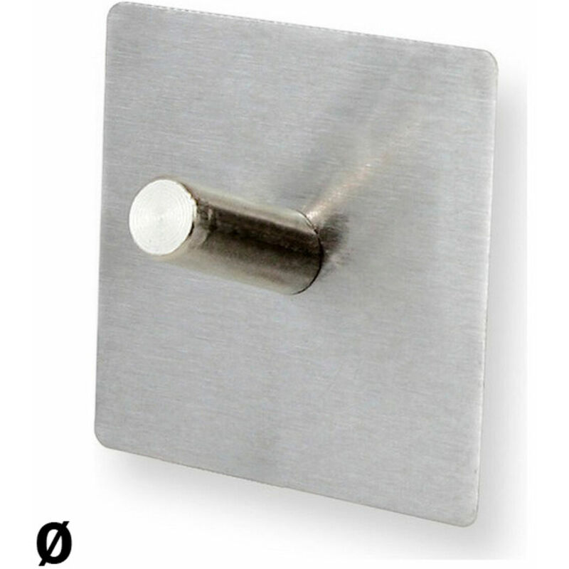 

Percha Adherente Cuadrada Metal 2 - Confortime