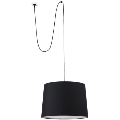 CONGA Lampadaire noire avec prise 68604-56