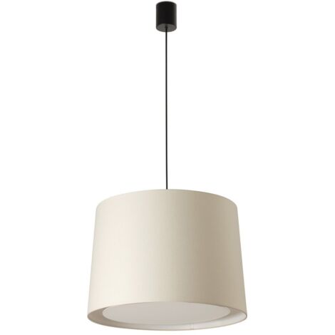 CONGA Lámpara colgante simple negra/beige 64315-55