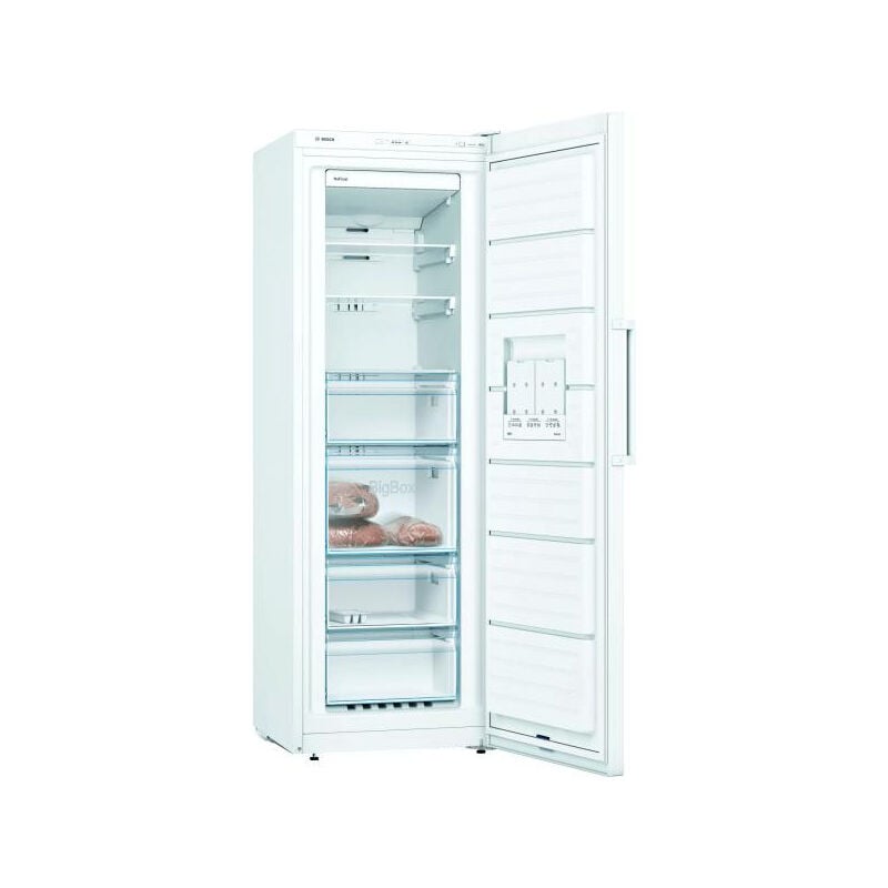 Congelateur Armoire Bosch GSN33VWEP - - 225 l - Froid no frost multiairflow - l 60 x h 176 cm - Blanc