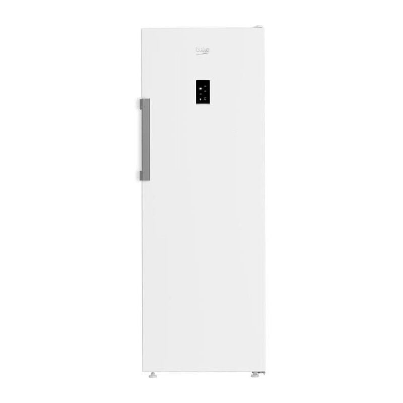 Congélateur armoire pose libre Beko B3RFNE294W - Froid ventilé - e - 260 l - Autonomie : 11 h - 75,4 x 59,7 x 170,5 cm - b