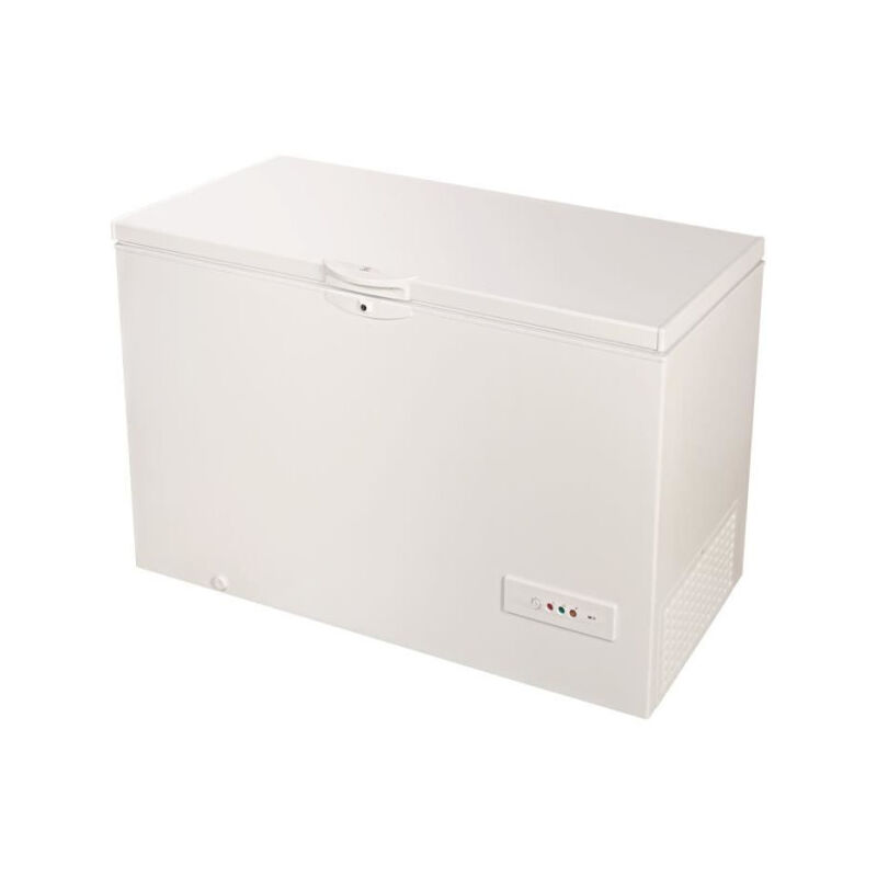 Congelateur Coffre - INDESIT OS2A450HFR - 437L - Classe E - L 140,5 cm x H 91,6 cm - blanc