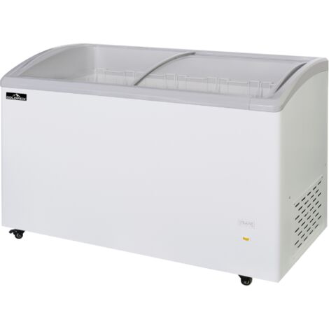 Congélateur coffre vitré 315 Litres (1045 x 695 x 860 mm) sur roulettes PREMIUM - GOLDINOX