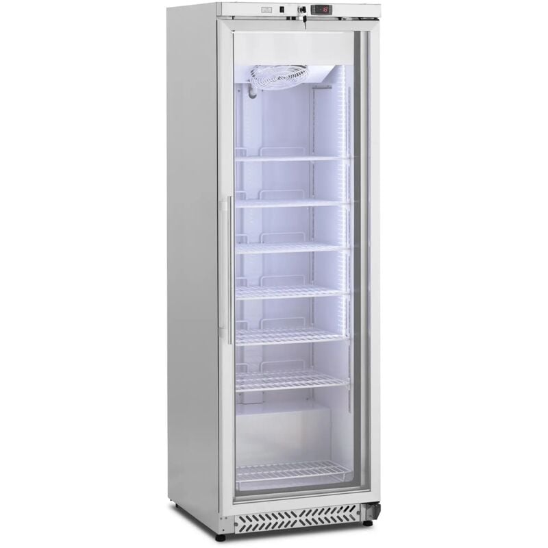 Congelatore Ad Armadio Frigo Da 380 l Con Sette Ripiani Freezer Acciaio Inox