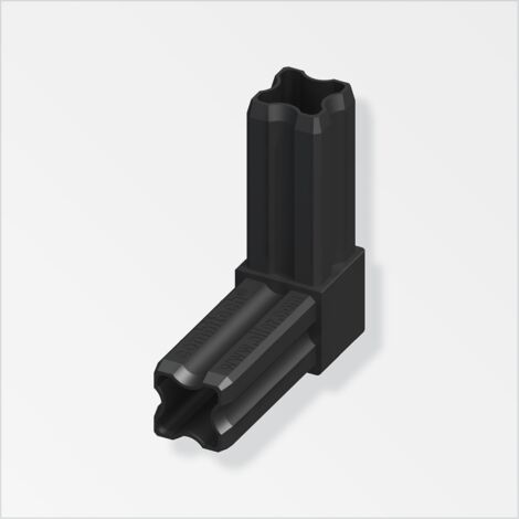 congiunzione per  angoli da 23.5 mm - nero.