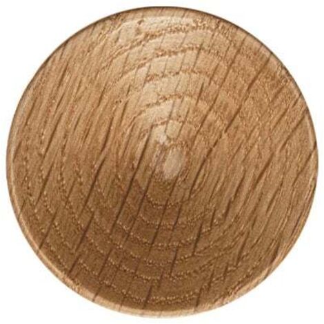 Conic - Pomo D29 Roble  - CONIC Wood - Pomo circular de forma cónica