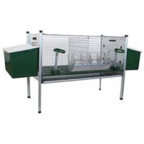 Conigliera Eko 200003 Ropet 2 scomparti fattrici 102/162x51x42/80cm
