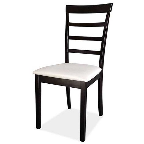 silla polipiel crema y madera silla polipiel crema y madera