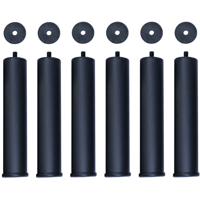 

Pack de 6 Patas de Hierro Redondas para Bases de Somier de Cama