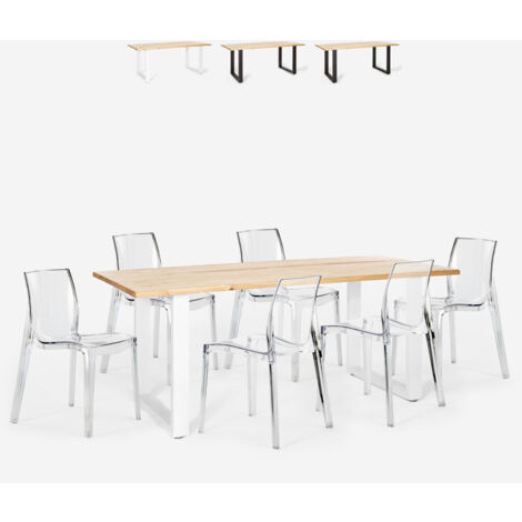 Juego de 2 sillas clásicas de madera, para comedor, cocina o sala de estar,  Made in Italy, 41x43h87 cm, color blanco