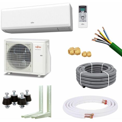 Conjunto Aire Acondicionado Split ASY35UI-KP + Kit de Instalación de 6 metros - FUJITSU