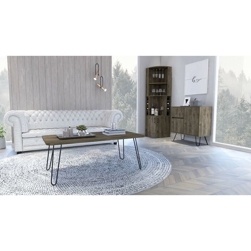 

Conjunto Andorra, Mesa De Centro + Aparador Salon Z 80 + Bar Botellero Esquinero