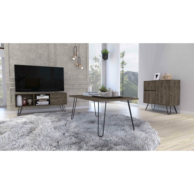 

Conjunto Andorra, Mueble Para Tv Z 115 + Mesa De Centro + Aparador Salon Z 80 Androrra