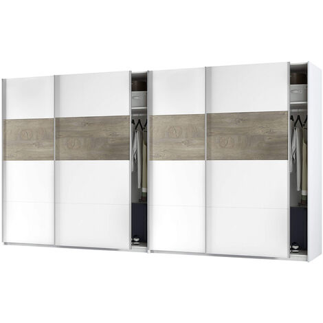 Conjunto Armarios 4 puertas correderas , medidas totales ancho 330cm x 200cm alto