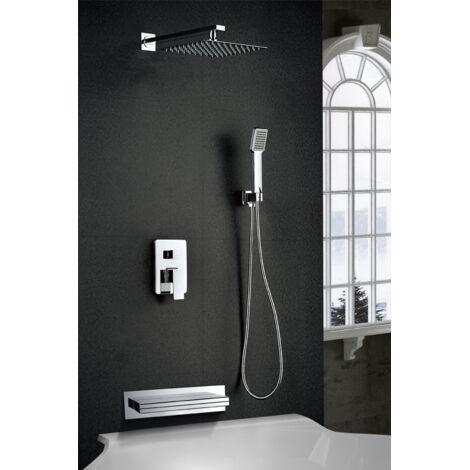 Conjunto bañera monomando empotrado Java IMEX GPV017