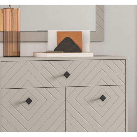 Conjunto completo de entrada LUNA – Beige mate – 5 elementos – 250x190x35 cm