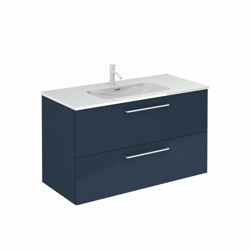 

Royo - Conjunto completo Mueble de baño 70 Nisy 2 Cajones Azul navy