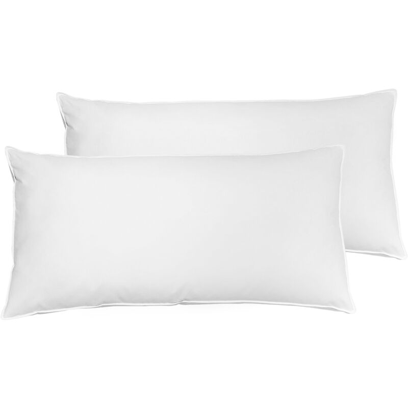 

Conjunto de 2 almohadas blancas 40 x 80 cm KARIJANG