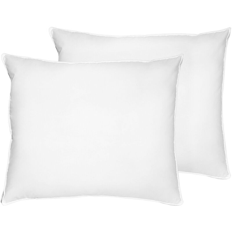 

Conjunto de 2 almohadas blancas 50 x 60 cm KARIJANG
