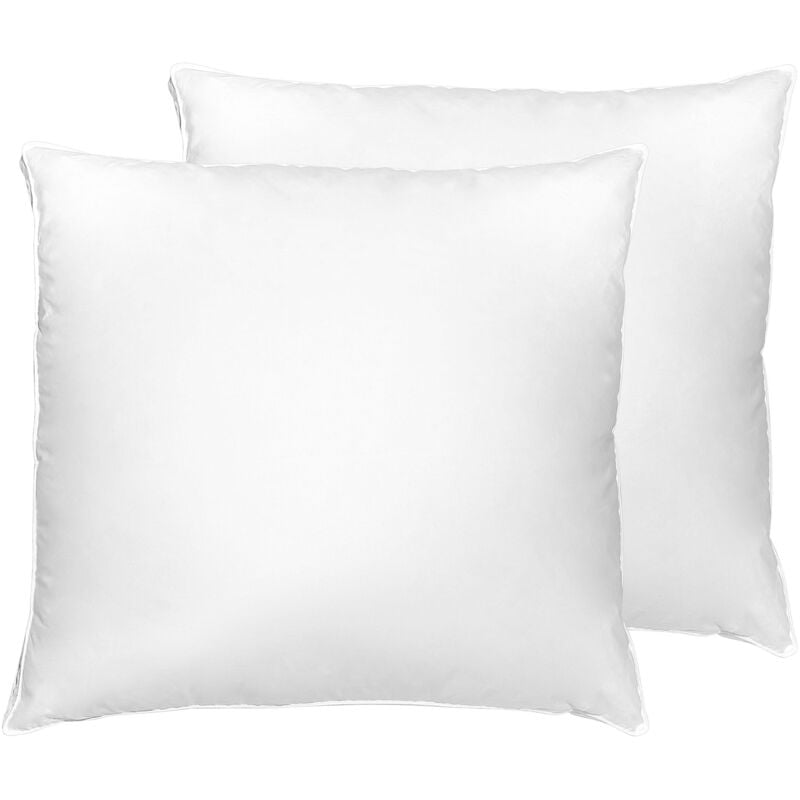 

Conjunto de 2 almohadas blancas 80 x 80 cm KHARTAPHU