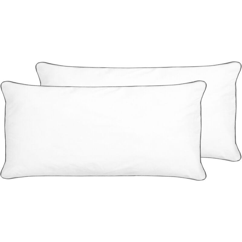 

Conjunto de 2 almohadas blanco 40 x 80 cm SHISPARE