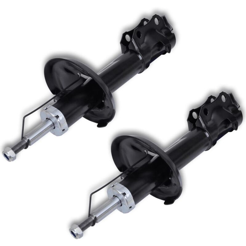 

Set de 2 amortiguadores de gas delanteros Chevrolet/Fiat, etc - Negro - Vidaxl