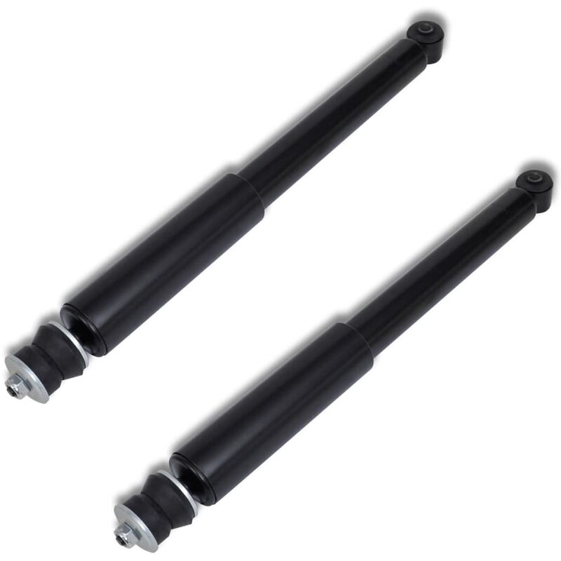 

vidaXL Set de 2 amortiguadores traseros de aceite Audi/GMC/Opel etc - Negro