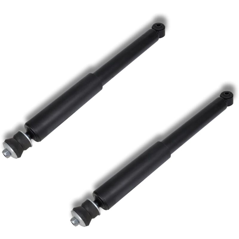 

Conjunto de 2 amortiguadores traseros de gas para Opel - Negro - Vidaxl