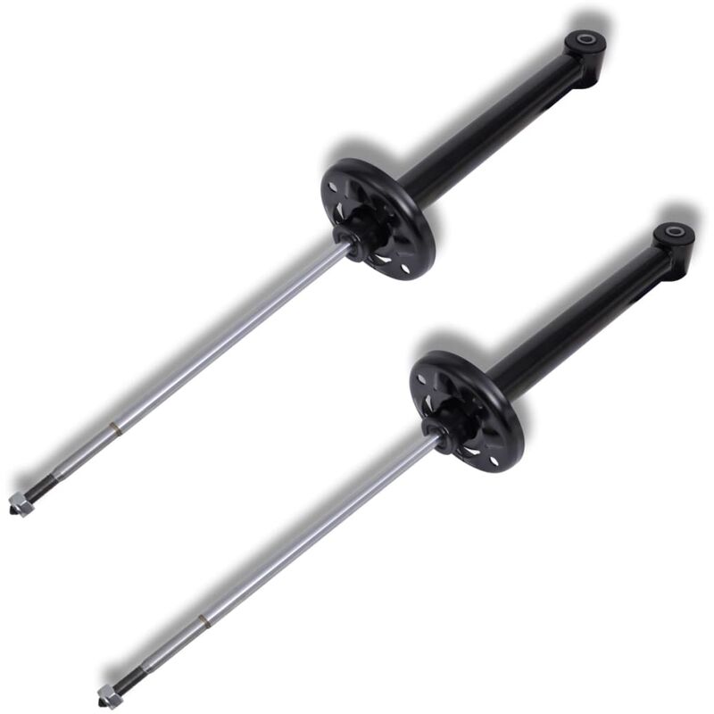 

Juego de 2 amortiguadores de gas traseros para Volkswagen - Negro - Vidaxl