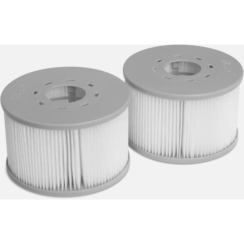 Pack De 2 Cartuchos De Filtro Para Spas Mspa De 10,6 Cm - Compatibles Con Spa 2020 - 2 Cartuchos De Filtro De Repuesto Para Spa Hinchable Mspa