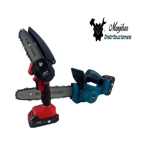 CONJUNTO DE 2 MOTOSIERRAS CON BATERIAS LI-LON