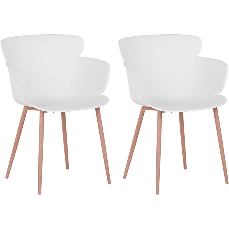 

Conjunto de 2 sillas de comedor blancas SUMKLEY