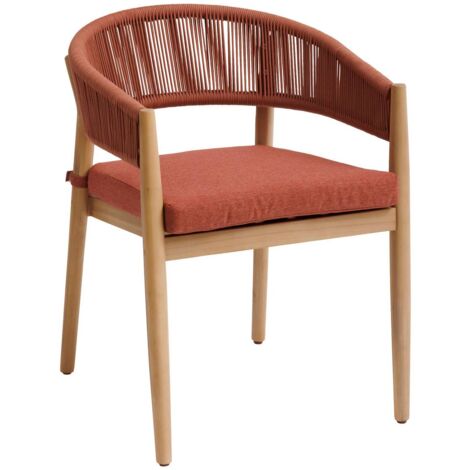 Conjunto de 2 sillones de jardín tevio ladrillo - Hespéride