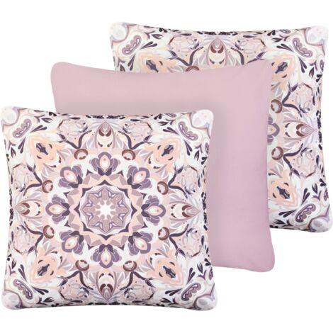 Conjunto de 3 cojines de exterior accesorios de jardín multicolor Sammit