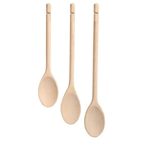 Conjunto de 3 cucharas de madera de haya para cocina – GIOSTYLE