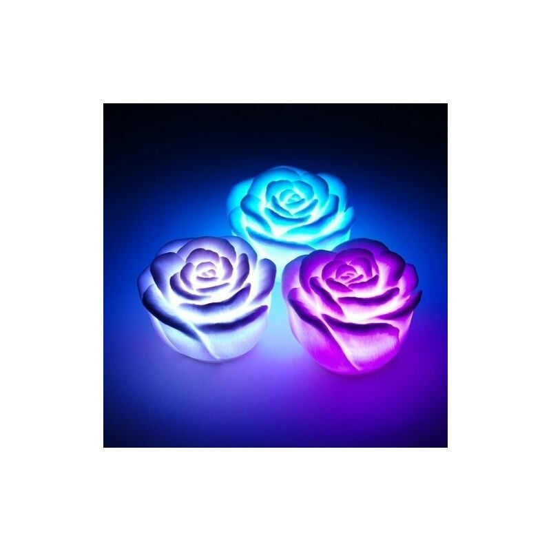 

Conjunto de 3 rosas brillantes RGB