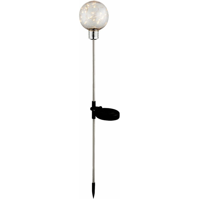 

Juego de 4 luces LED de enchufe solar decoración de jardín al aire libre luces de hadas lámparas de terraza con punta de bola de tierra