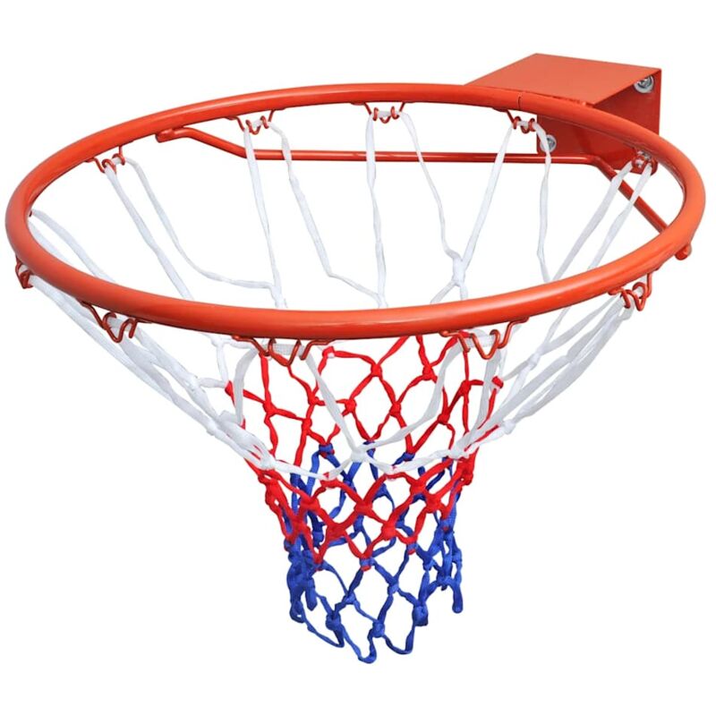 

vidaXL Canasta de baloncesto con red naranja 45 cm - Naranja