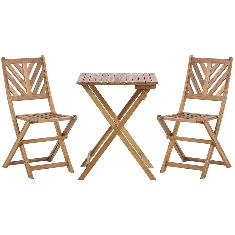 

Conjunto de balcón en madera clara TERNI