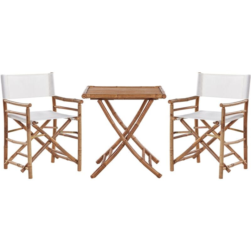 

Conjunto de balcón de madera clara MOLISE/SPELLO